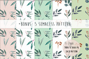 Elegant Watercolor Eucalyptus Leaves, a Texture Illustration by MaraquelaStudio (Thumbnail 6 of 9)
