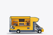 Food Trailer Mockup, a Product Mockup by OneVectorStock (Thumbnail 14 of 16)