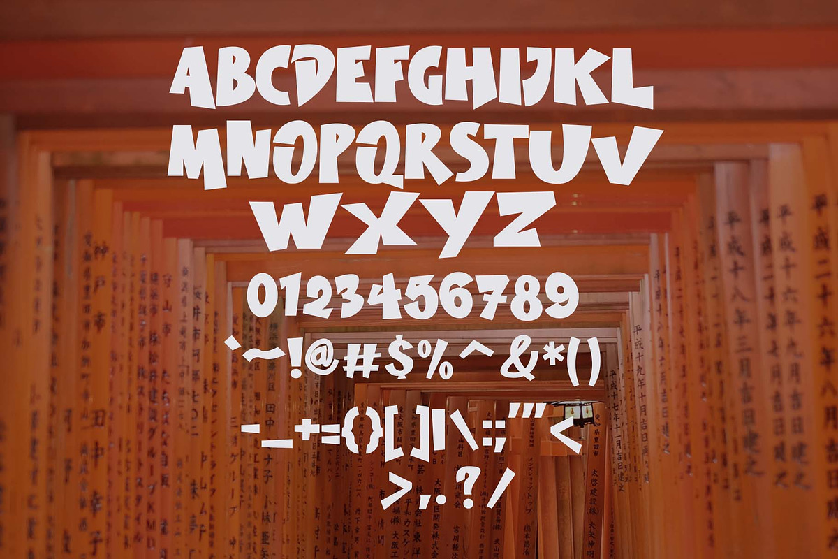 Sukachi - Display Font, a Symbol Font by ivan_artnivora (Photo 6 of 6)