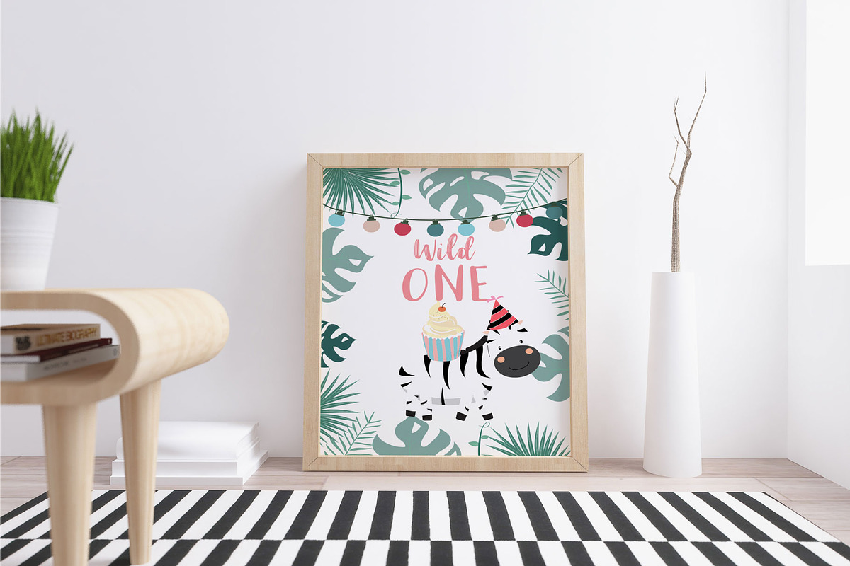 Cute safari set print and pattern, an Animal Illustration by Piixypeach (Photo 4 of 10)