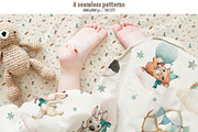 Boho baby Animal watercolor set, an Animal Illustration by TanyaSchuka (Thumbnail 13 of 17)