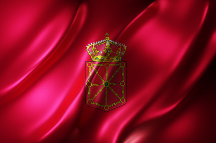 3d Navarra region flag