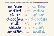 The Nifty Kitten Script Font, a Script Font by CarmineType (Thumbnail 6 of 21)