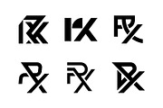 Letter RX Logo Set, a Branding & Logo Template by Buqancreative (Thumbnail 1 of 4)