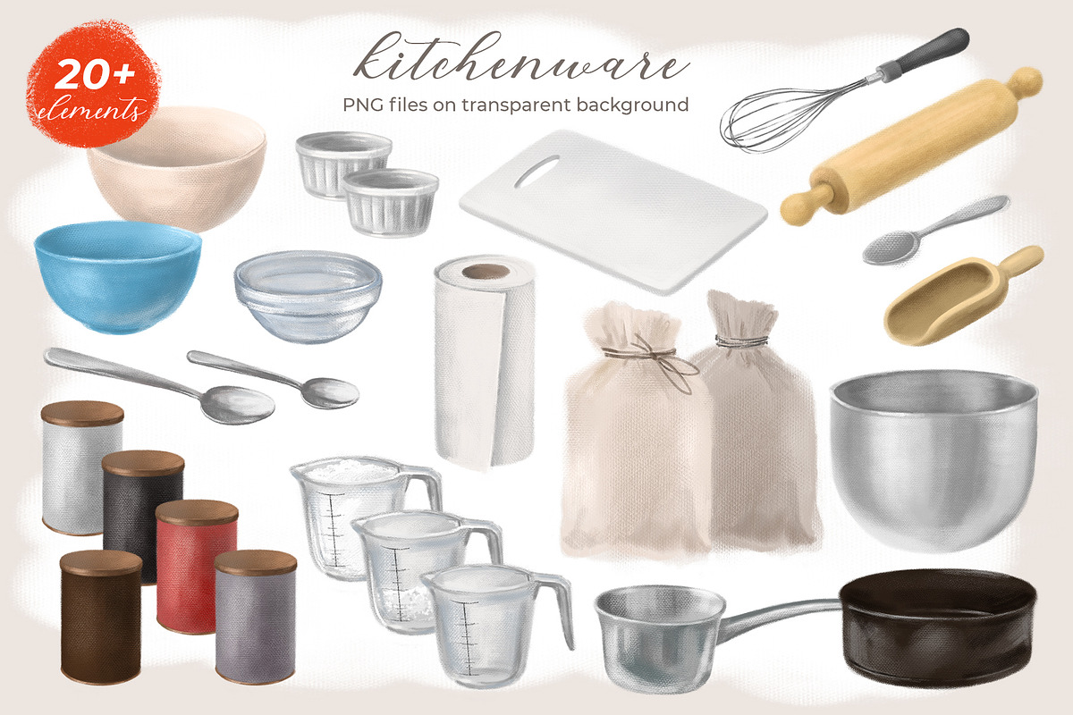 Recipes Creator Element Set, a Decorative Illustration by LeiaSW (Photo 10 of 13)