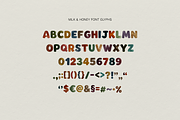 Milk & Honey Watercolor Font, a Symbol Font by gafaroff studio (Thumbnail 7 of 7)