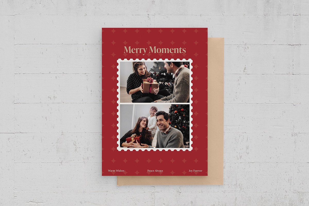 Christmas Greetings Card Template, a Stationery Template by BrandPacks (Photo 3 of 4)