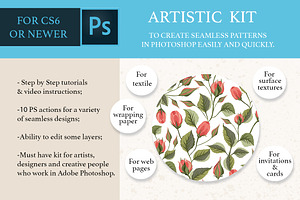 Photoshop Seamless Pattern Creator.