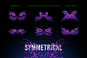 Futuristic Neotribal Chrome Shapes, an Object Graphic by Svaha Graphic Studio (Thumbnail 2 of 6)