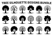 Versatile Tree Vector Silhouettes, an Illustration by hafijul (Thumbnail 1 of 7)