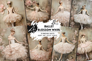 Ballerina Portraits, Pink Paper, a Person Illustration by Digital Art Mahdiseño (Thumbnail 1 of 9)