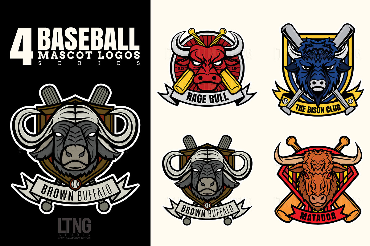Baseball logo series 1, an Icon by LTNG STUDIO (Photo 1 of 4)