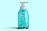 Foaming Soap Dispenser Bottle Mockup, a Cups & Container Mockup by Digitalphaser (Thumbnail 5 of 7)