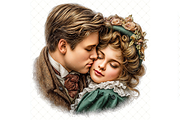 Couple in Love Clipart JPG, a Person Illustration by Memories By Lea (Thumbnail 5 of 19)