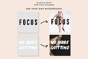Fitness Social Media Quotes Pack, a Social Media Template by Bold Leap Creative (Thumbnail 3 of 3)