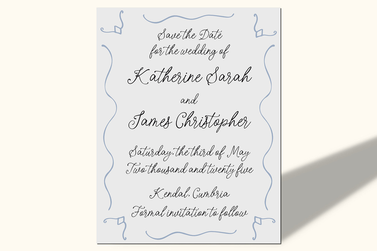 Whimsical Love Story Font, a Script Font by Jimtype Studio (Photo 6 of 9)