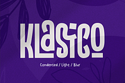 Klasico Condensed Font, a Sans Serif Font by Grontype (Thumbnail 1 of 9)
