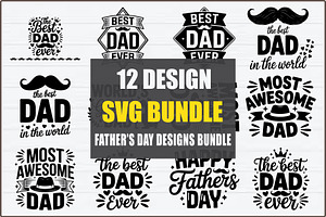 Father’s Day T-Shirt SVG Bundle, an Object Graphic by Creativeshirt