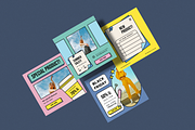 Paperetro - Social Media Templates, a Social Media Template by Surotype (Thumbnail 5 of 9)