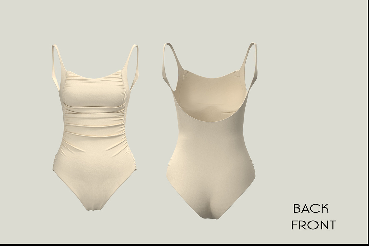 Swimming Suit Mock-up, an Advertising Mockup by PudraART (Photo 3 of 6)