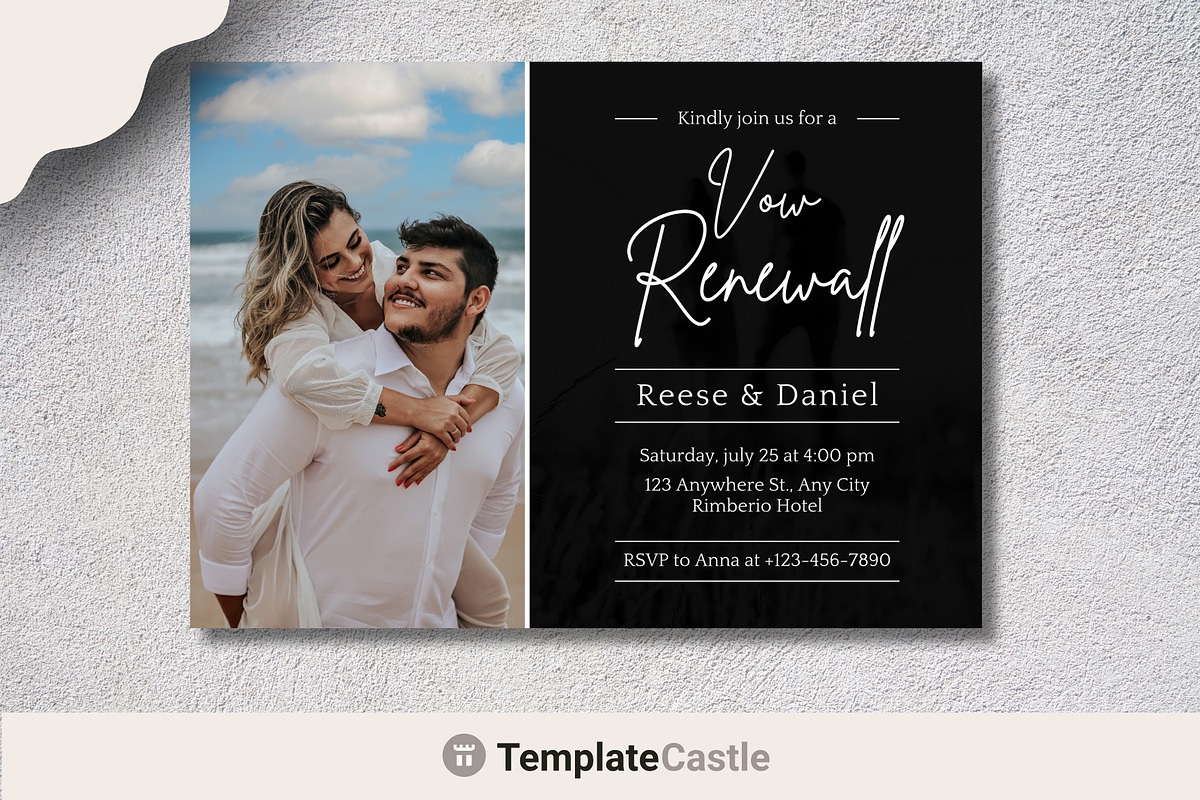 Vow Renewal Elegance, a Design Template by TemplateCastleStore (Photo 2 of 3)