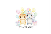 Cute Australian Birthday Watercolor, an Illustration by CharmClipart (Thumbnail 8 of 8)