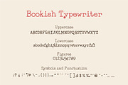 Bookish Typewriter Handwritten Font, a Font by Bloomline Studio (Thumbnail 4 of 6)