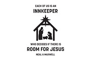 Christmas Nativity with Quote, a Graphic by PinkHouseCollection (Thumbnail 2 of 3)