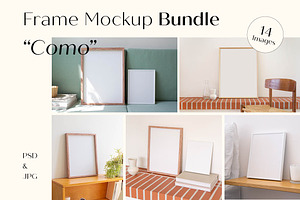 Photo Frame Mockup Bundle, a Print Template by LOPEstudio