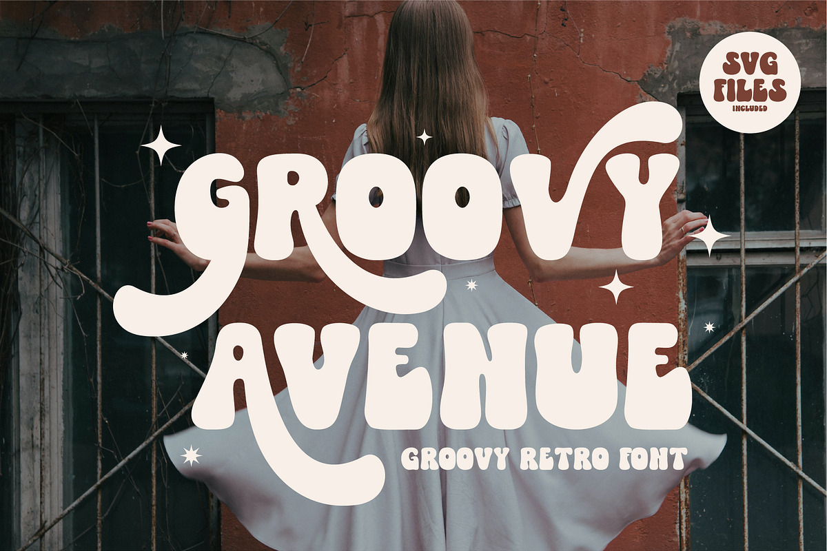 Groovy Avenue — A Groovy Retro Font, a Handwritten Font by Prestige Artsy Studio (Photo 1 of 9)