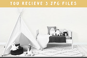 Kids Room Wall/Frame Mock Up 23, a Print Template by Whimsicality (Thumbnail 6 of 7)