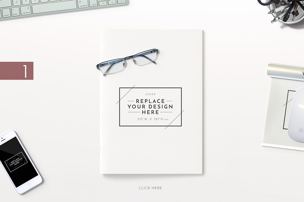 Portrait Magazine / Catalog Mockup, a Print Template by ItemBridge (Photo 2 of 4)