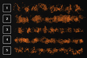 Fire Photoshop Brushes, a Brush Add-On by Freezerondigital (Thumbnail 7 of 11)
