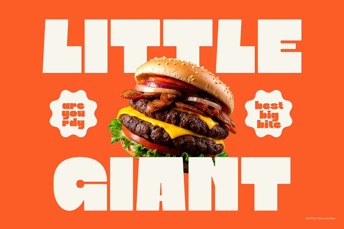 Blooby Chunky Block Sans Serif, a Sans Serif Font by Denustudios (Photo 3 of 12)