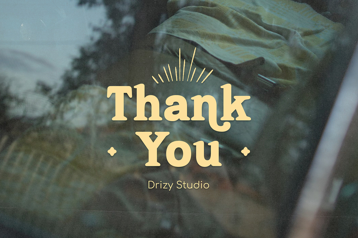 Kindrich – Vintage Serif Font, a Sans Serif Font by Drizy (Photo 10 of 10)