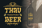 Aprek Febux - Display Font, a Blackletter Font by twinstd (Thumbnail 6 of 10)