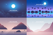Set of Landscape Illustrations, an Illustration by Librebird (Thumbnail 5 of 6)