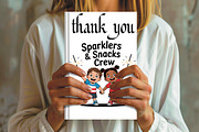 Happy children celebrating fourth of, an Illustration by CrexoraLab (Thumbnail 3 of 4)