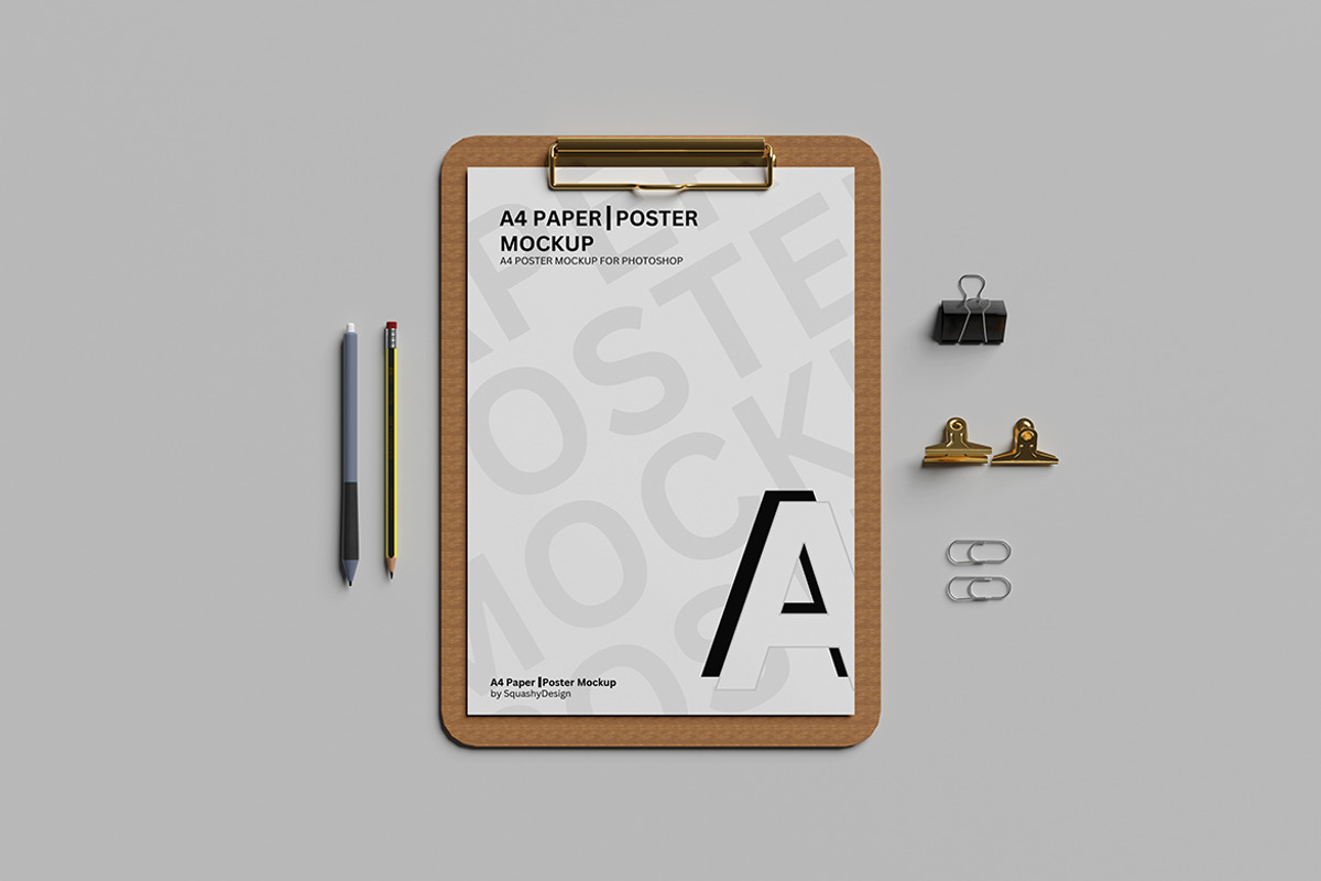 Clipboard Mockup, a Pens & Pencil Mockup by Squashy Creative Studio (Photo 5 of 5)