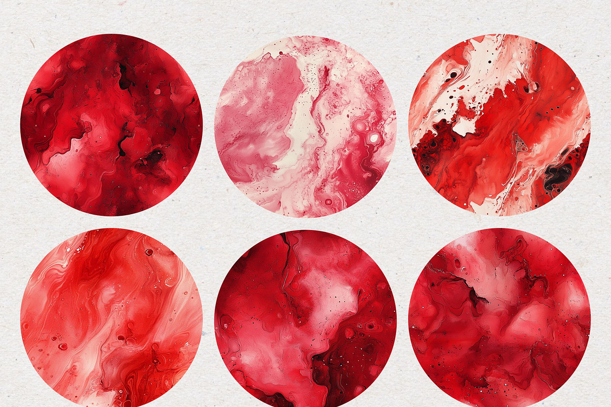 Red Marble Textured Seamless Paper, a Texture Graphic by Natural Planners (Photo 3 of 3)