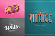Retro Text Effects V.01, a Brushes & More by Easybrandz (Thumbnail 4 of 5)