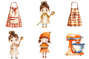 Pumpkin Spice Watercolor Clipart, an Illustration by CitraGraphics (Thumbnail 3 of 6)