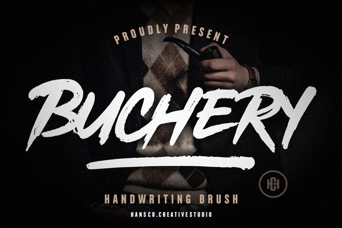 Buchery - Brush Font, a Handwritten Font by Burhan Afif (Photo 1 of 9)