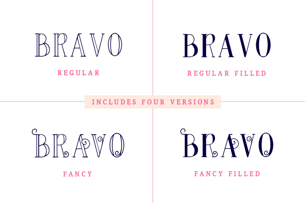 Bravo Sir Font Family preview 2