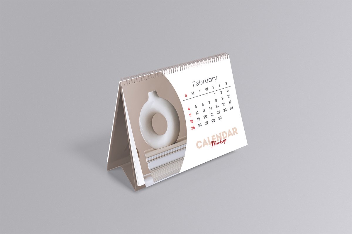 Calendar Mockup, a Household Mockup by xavier_studio (Photo 3 of 5)