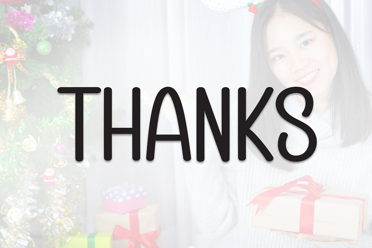 Lucky Christmas | Script Font, a Script Font by Scratchones (Photo 8 of 8)