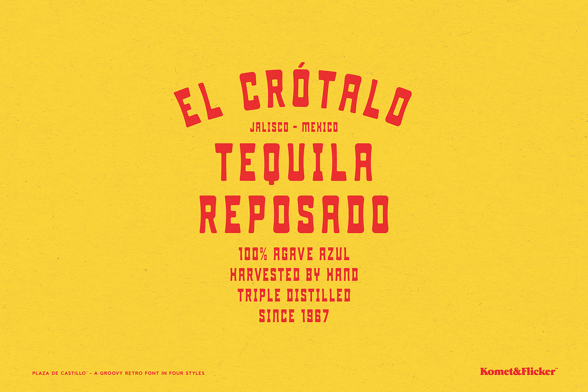 Plaza de Castillo, a Sans Serif Font by Komet & Flicker (Photo 4 of 12)