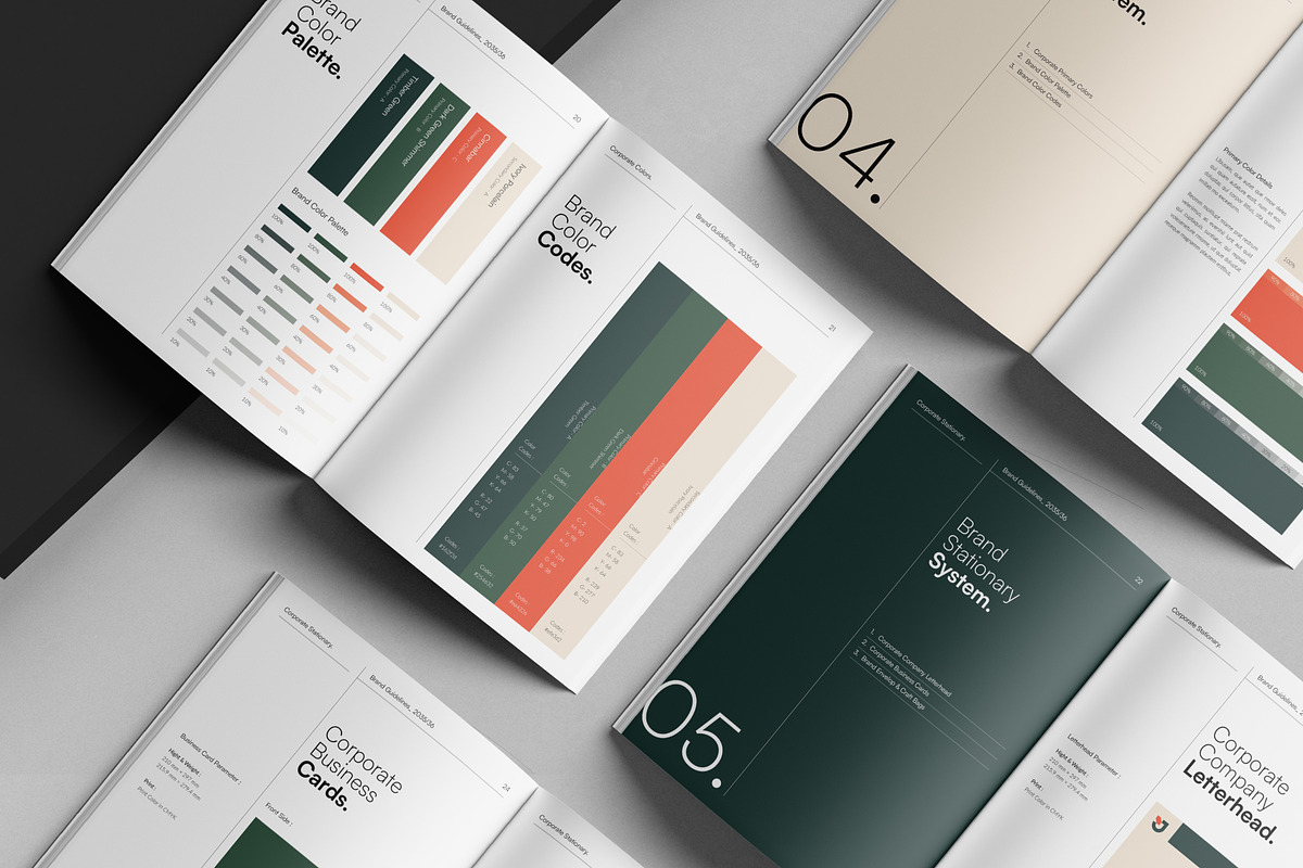 Brand Guidelines Template, a Brochure Template by DesignCrest (Photo 6 of 18)