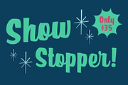 Show Stopper, a Script Font by Drew Melton (Thumbnail 1 of 5)