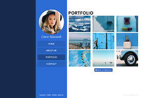 Clare - Minimal Portfolio Template